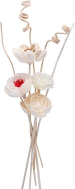 Flowers Reed Diffuser Sticks Set, Scent Diffuser Stick, Fake Dried Flowers Aroma Fragrance Oil Reed Diffuser Sticks for Bathroom Shelf, Office, Home Kitchen Decor (Bottle Not Included) - Image 2