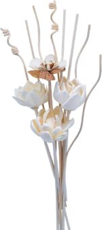 Flowers Reed Diffuser Sticks Set, Scent Diffuser Stick, Fake Dried Flowers Fragrance Oil Reed Diffuser Sticks for Bathroom Shelf, Office, Home Kitchen Decor (Bottle Not Included) - Image 2
