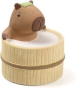 Aroma Ceramic Stone DiffuserAromatherapy Essential Oil Diffuser, Non Electric, Passive, Unique, Cute, Animal, Design for Women, Men, and Gifts (Bathing Capybara)