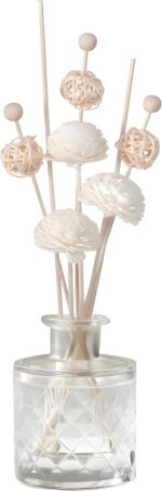 50 Pcs Reed Diffuser Sticks Rattan Flower Reed Fragrance Diffuser Set Diffuser Sticks for Office Home Decor