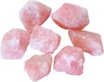 Raw Rose Quartz Stone 1lb Rose Quartz Rough Crystal ‌Aroma Stone - Rose Quartz Rocks for Cabbing, Tumbling, Cutting, Lapidary, Polishing, Reiki Crystal Healing