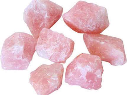 Raw Rose Quartz Stone 1lb Rose Quartz Rough Crystal ‌Aroma Stone - Rose Quartz Rocks for Cabbing, Tumbling, Cutting, Lapidary, Polishing, Reiki Crystal Healing