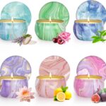 Candles Gifts for Women, 6 Pack Scented Candles for for Home Scented, Natural Soy Wax Aromatherapy Candle Gift Set for Christmas, Friends Birthday, Mothers Day, Teacher Appreciation Gifts