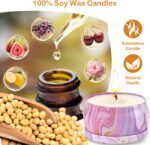Candles Gifts for Women, 6 Pack Scented Candles for for Home Scented, Natural Soy Wax Aromatherapy Candle Gift Set for Christmas, Friends Birthday, Mothers Day, Teacher Appreciation Gifts - Image 2
