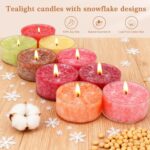 Tealight Candles for Women 16 Pack Aromatherapy Scented Candles Small Candle Gift Set for Women with 16 Scents Long-Lasting Soy Wax Candles for Relaxation, Decor, Christmas, Birthday, Mother's Day - Image 2
