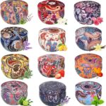 Valentines Day Gift Candles Set for Her Women,  12 Pack Travel Tin Aromatherapy Candles for Home Scented, Perfect for Birthday, Christmas, Stress Relief, Spa, Bath, and Home Decor