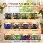 Scented Candles Gift Set,12 Pack Candles for Home Scented, 300 Hour Long-Lasting Soy Wax Aromatherapy Candle Set, Valentine's Day Gifts for Her - Image 2