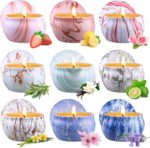 Scented Candles Gifts for Women, 2.5oz Aromatherapy Candles for Home Scented, Long Lasting Soy Wax Candle Sets for Women Gift,Small Candles for Gifts Bath Yoga Spa Birthday Gift