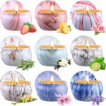 Scented Candles Gifts for Women, 2.5oz Aromatherapy Candles for Home Scented, Long Lasting Soy Wax Candle Sets for Women Gift,Small Candles for Gifts Bath Yoga Spa Birthday Gift