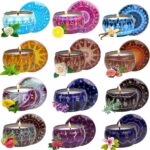 12 Constellations Scented Candles Gift Set 2.5oz Aromatherapy Candles Strong Fragrance Portable Travel Tin Jar Candles Gifts for Home Scented Decoration Birthday Valentine'sDay - Image 2